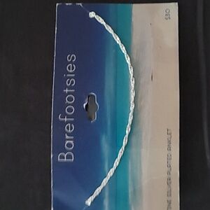 Fine silver plated anklet